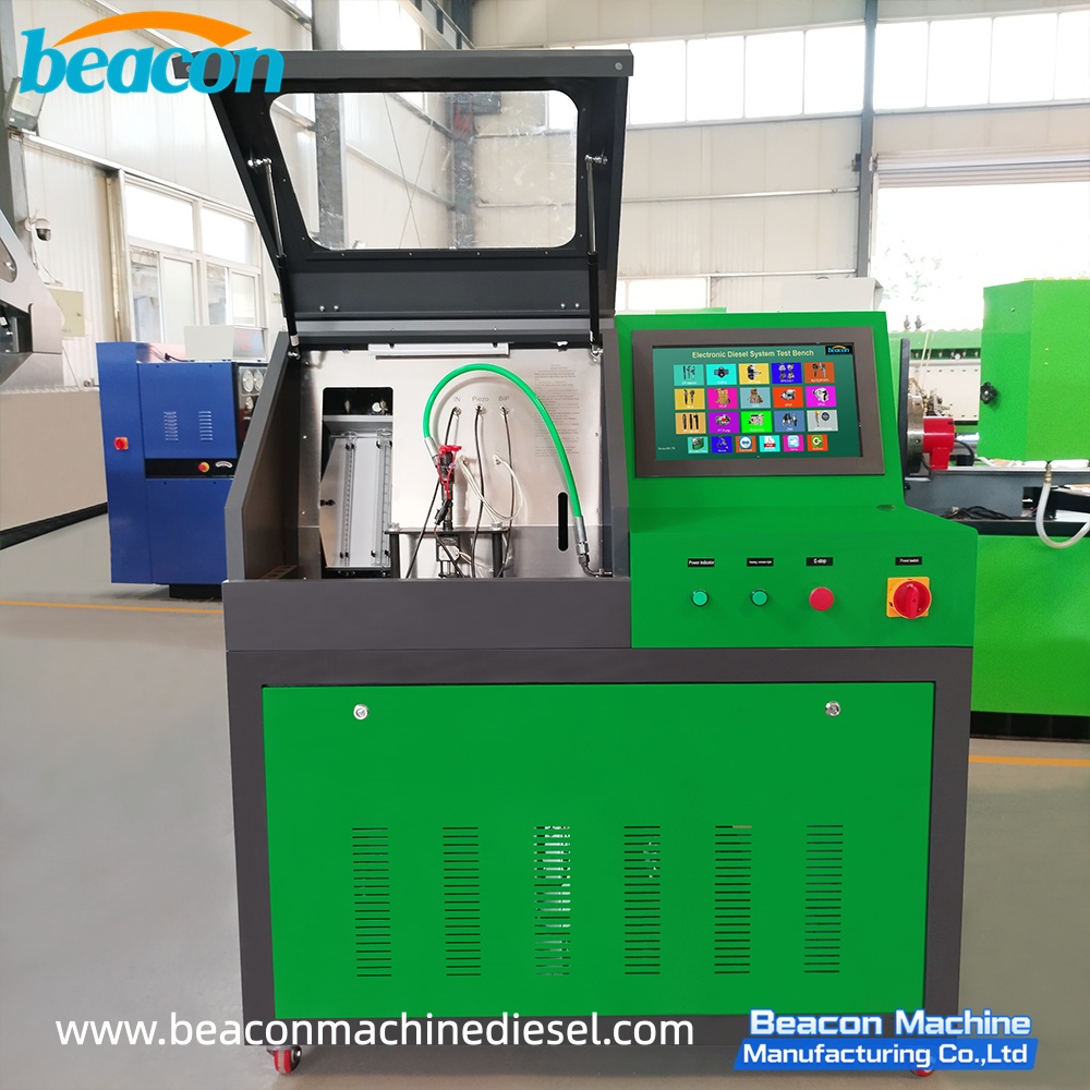 {Auto Repair Stand CRS5000S Common Rail Injector Test Machine Diesel Injector Test Bench With Measuring Cup Flow Meter}