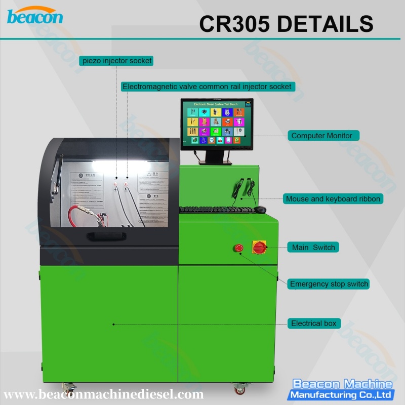 {CR305 Electronic Diesel Fuel Common Rail Injector Testing Equipment}