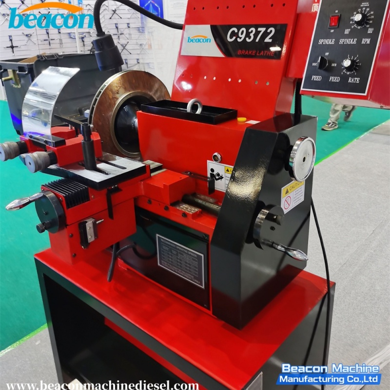 {C9372 Brake Disc and Drum Lathe Machine Auto Maintenance Brake Drum/disc Cutting Lathe Machine for Repair}