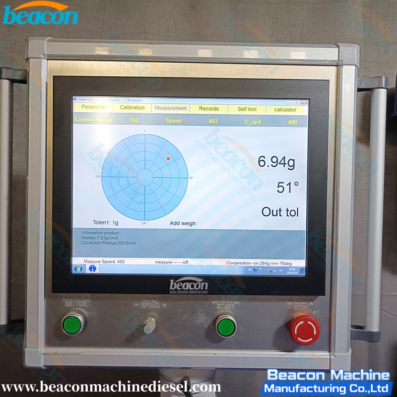 {YLD-100A Flywheel Single Side Vertical Balance Machine Pump Impeller Balancing Machine}