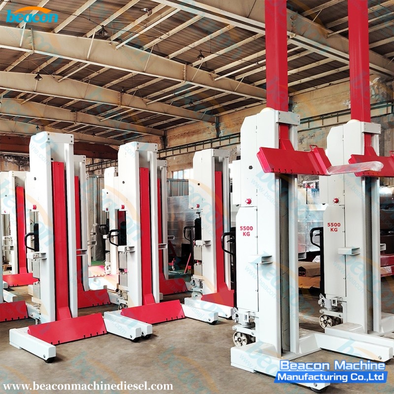 {BC-4055 Electric Mechanical Mobile Column Lift Heavy Duty Bus Truck Column Lift}