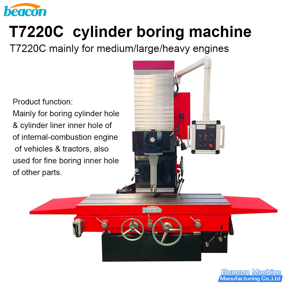 {T7220C Vertical Cylinder Boring Machine for Vehicle & Tractor Engine Cylinder Liner Boring & Fine Machining}
