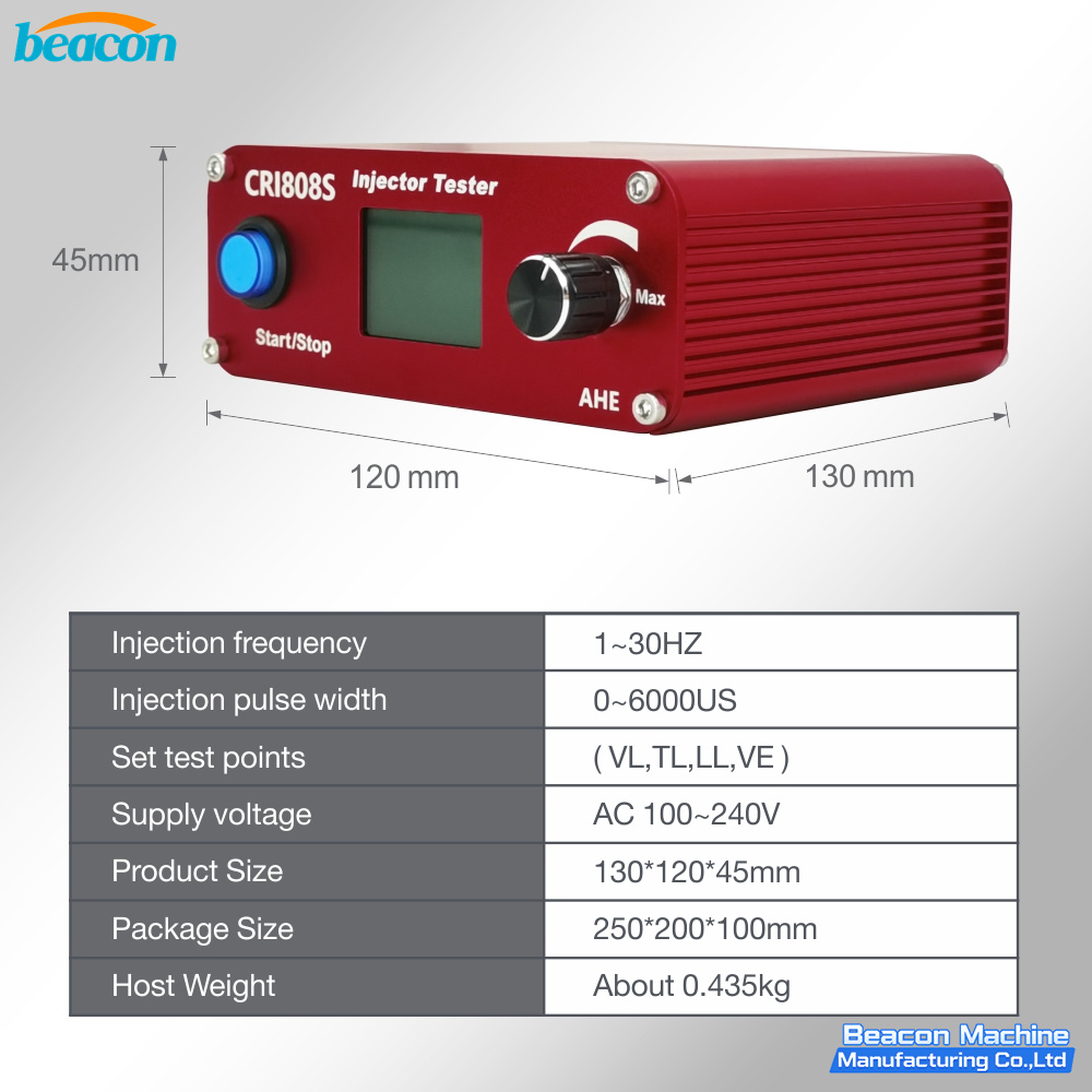 {CRI808S Common Rail Injector Tester With AHE Function}