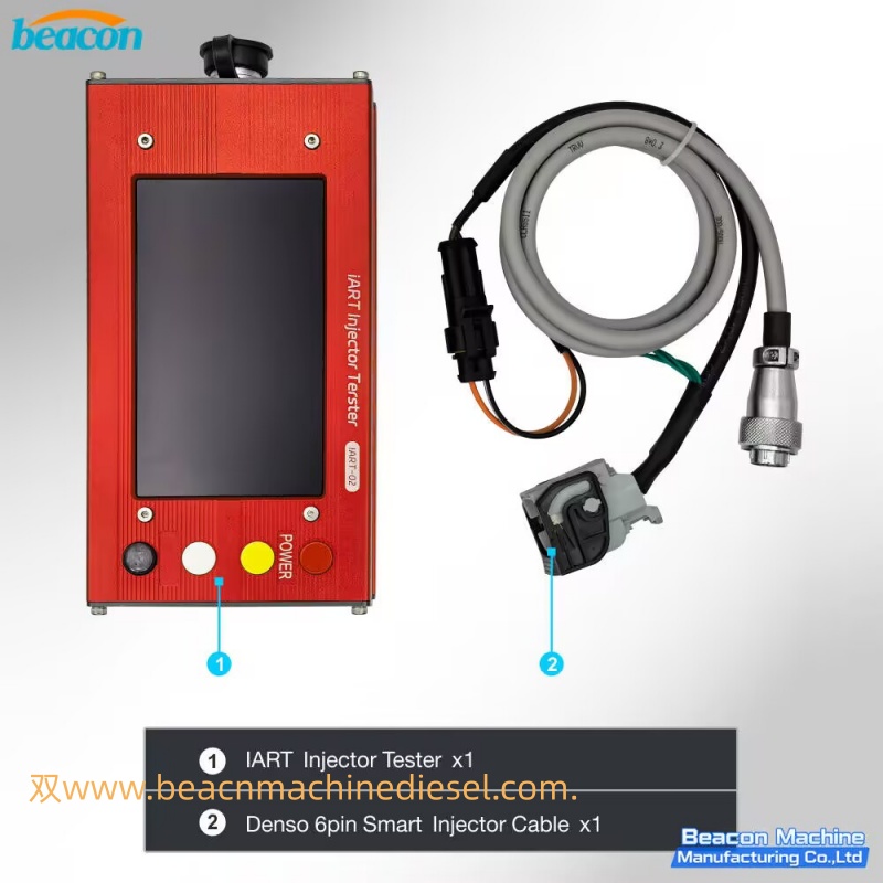 {For Denso 6-Pin Portable IART-03 Injector Tester Smart Injectors Testing Voltage Inductance Resistance Temperature Pressure}