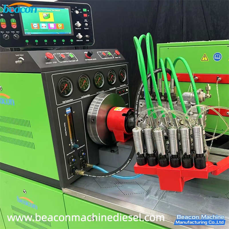 {ES816 Diesel Injection Pump Test Bench 22KW 12‑Cylinder Diesel Fuel Pump Calibration Machine for VE Distributor Pump}