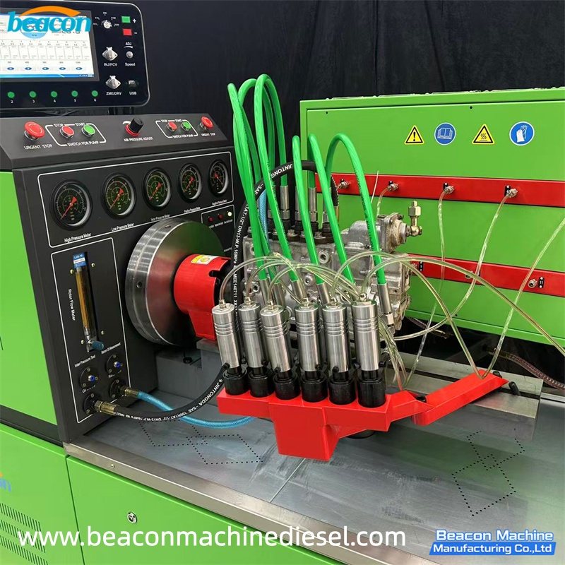 {ES816 Diesel Injection Pump Test Bench 22KW 12‑Cylinder Diesel Fuel Pump Calibration Machine for VE Distributor Pump}