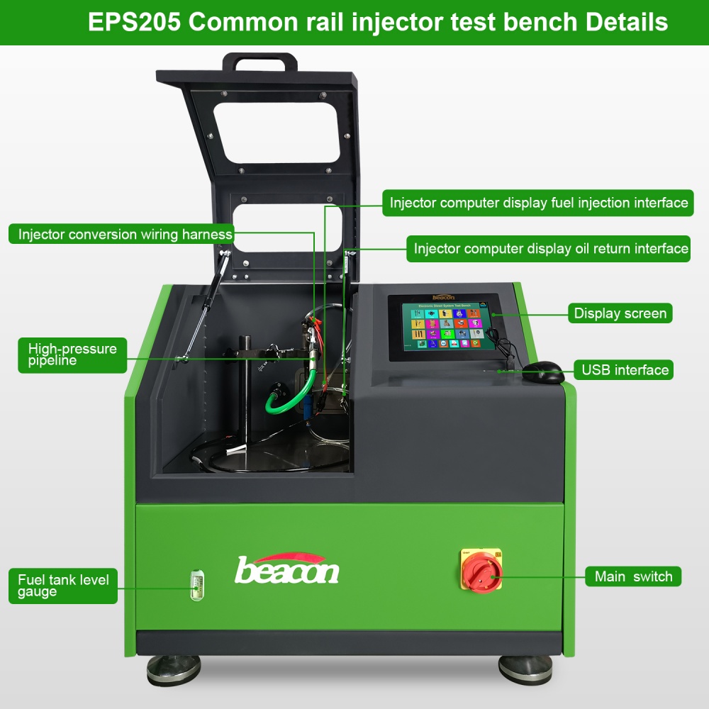 Common Rail Diesel Fuel Injector Test Bank