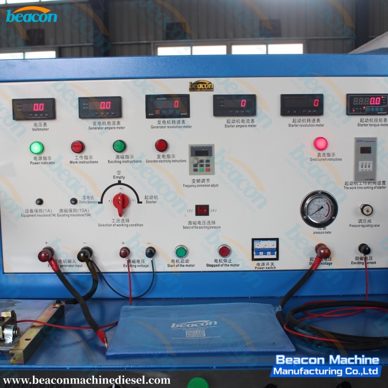 Hydraulic Starter and Alternator Test Bench