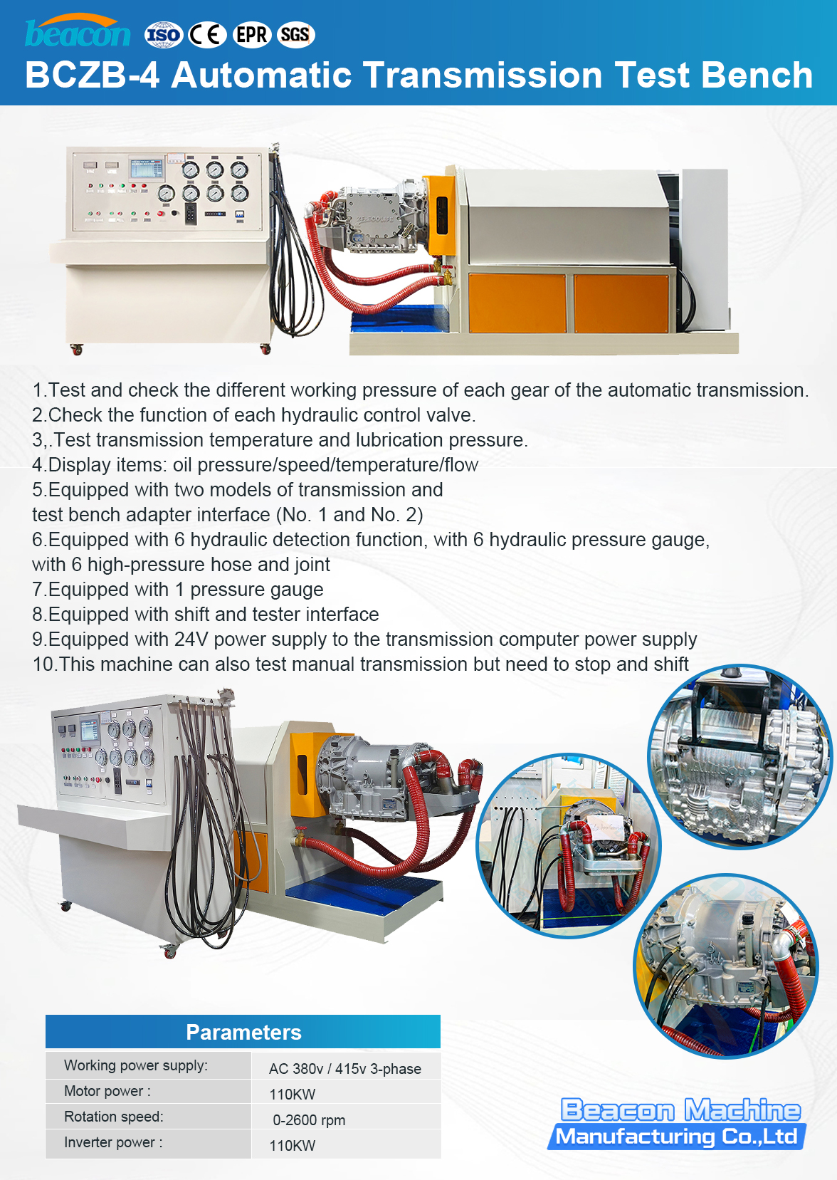 Automatic Gearbox Test Bench 