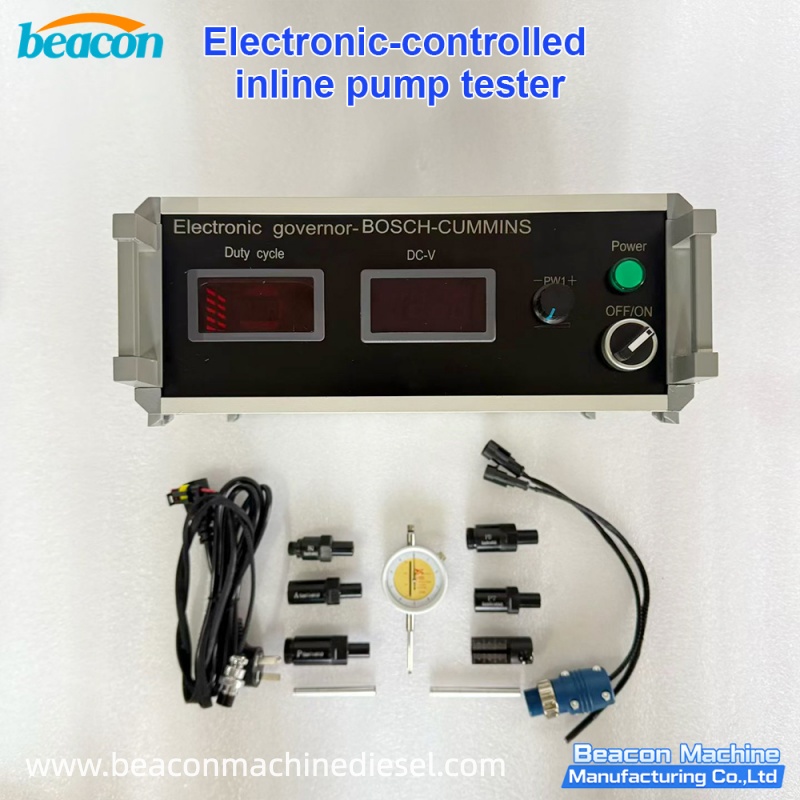 Electronically Controlled In-line Pump Tester