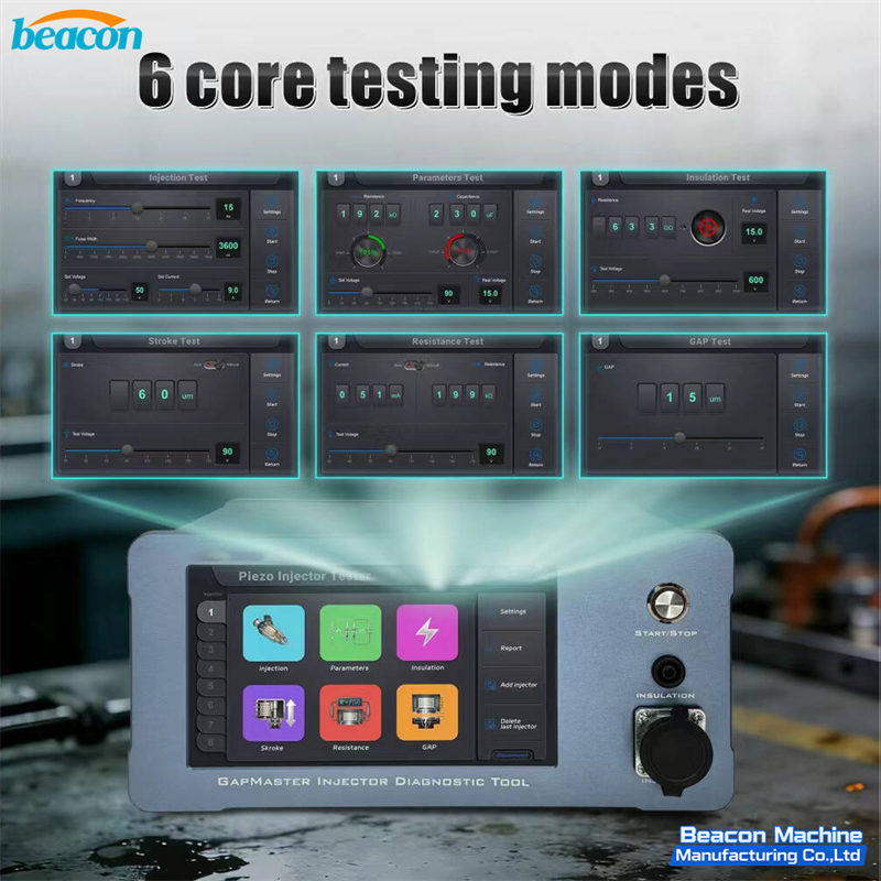  Electromagnetic fuel injectors Piezoelectric fuel injector tester
