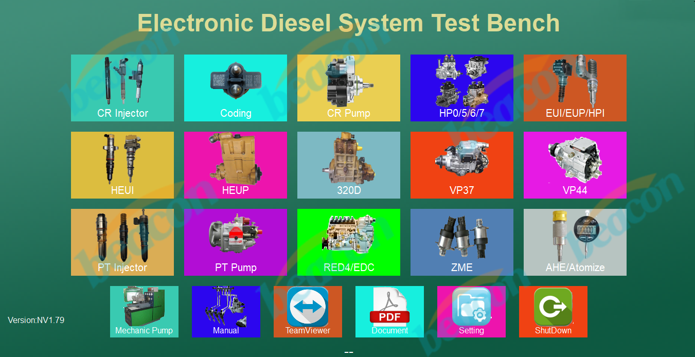 Common Rail CR Injector and CR Pump Testing Equipment